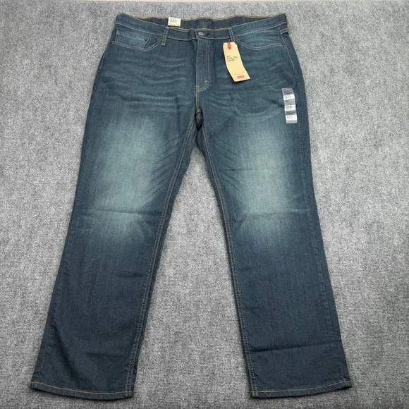 Levis Jeans Men 44x32 (Fit 44x30) Blue 541 Athletic Taper Stretch Big Tall Denim - Picture 1 of 16